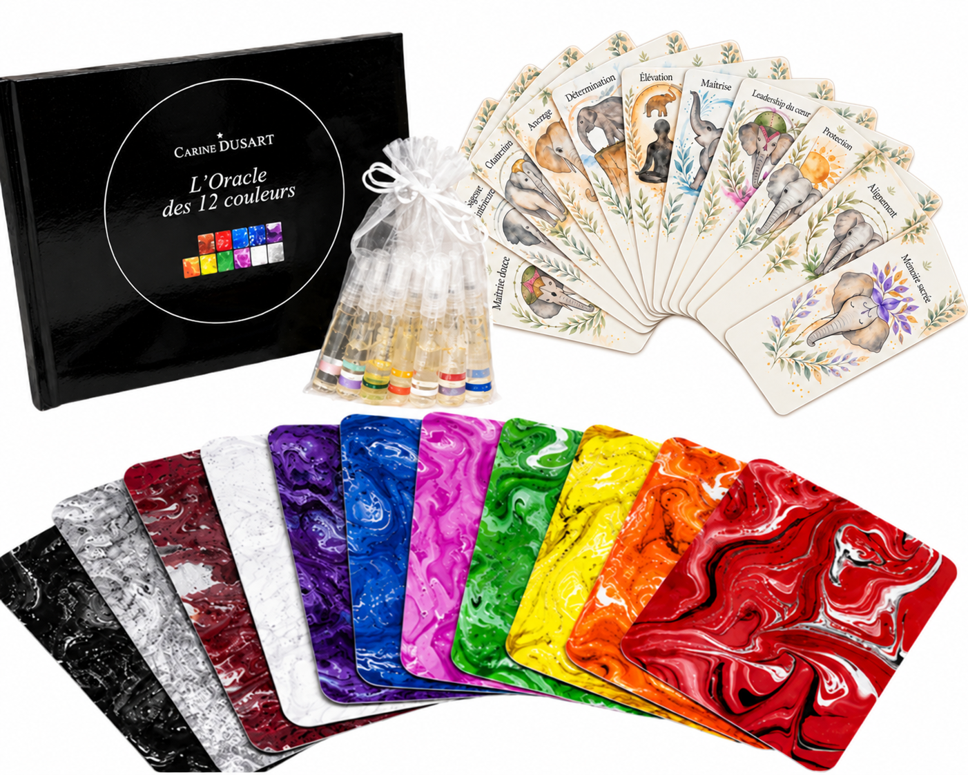 L’Oracle des couleurs et les cartes des Éléphants