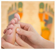 Soin de réflexologie du pied