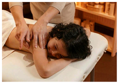 Massage doux du dos