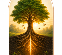 Soin signature Incarnation — arbre de vie sur fond blanc